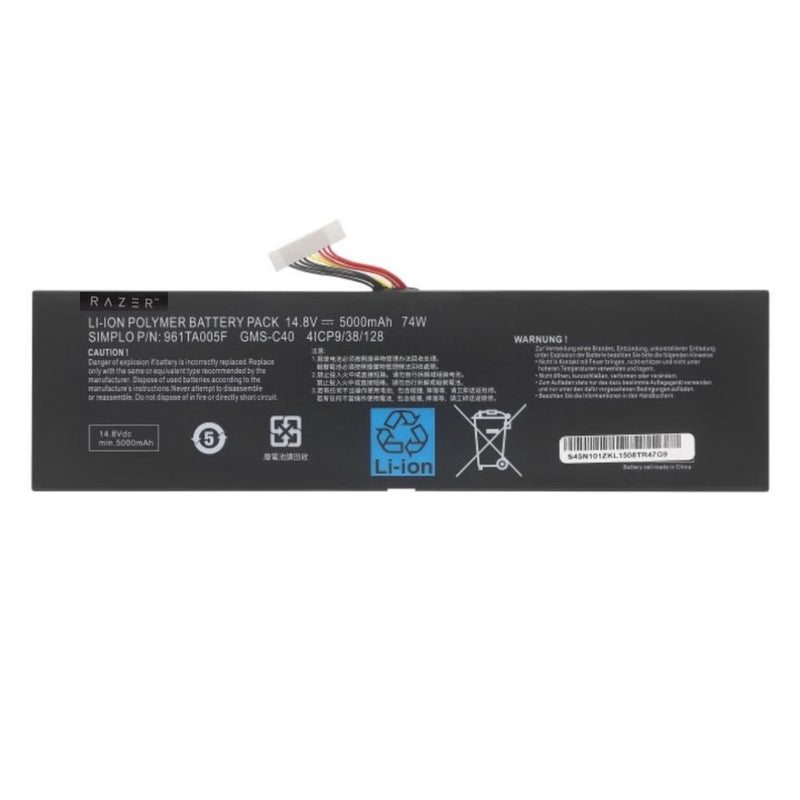 Cargue la imagen en el visor de la galería, [GMS-C40] Razer RZ09-01171E11-R3U1/00990 Blade pro 2014/2015 Replacement Battery - Polar Tech Australia
