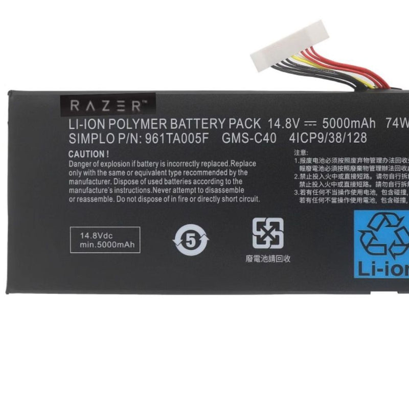 Chargez l&#39;image dans la visionneuse de la galerie, [GMS-C40] Razer RZ09-01171E11-R3U1/00990 Blade pro 2014/2015 Replacement Battery - Polar Tech Australia
