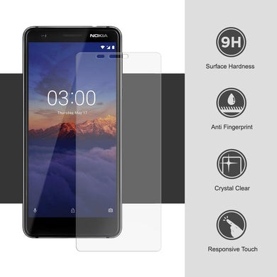 Nokia 3.1 A - Full Covered 9H Tempered Glass Screen Protector