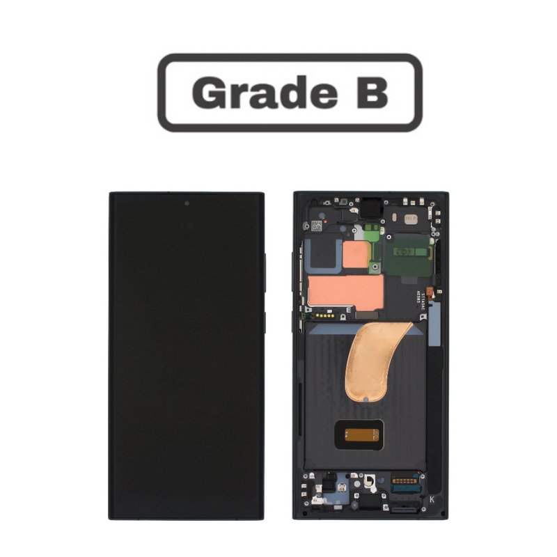 Chargez l&#39;image dans la visionneuse de la galerie, [Grade B][With Frame] Samsung Galaxy S23 Ultra (SM-S918) LCD Touch Digitizer Screen Assembly - Polar Tech Australia
