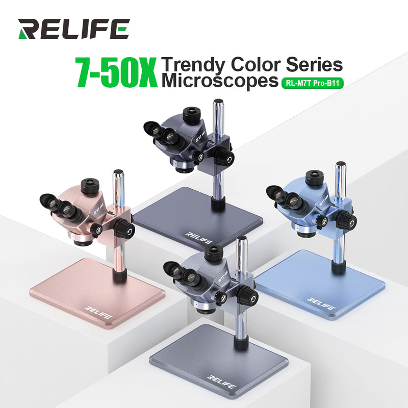 Chargez l&#39;image dans la visionneuse de la galerie, [RL-M7T Pro-B11] RELIFE Trinocular HD Microscope
