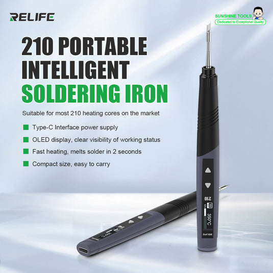 RELIFE 210 Portable Intelligent Soldering Iron