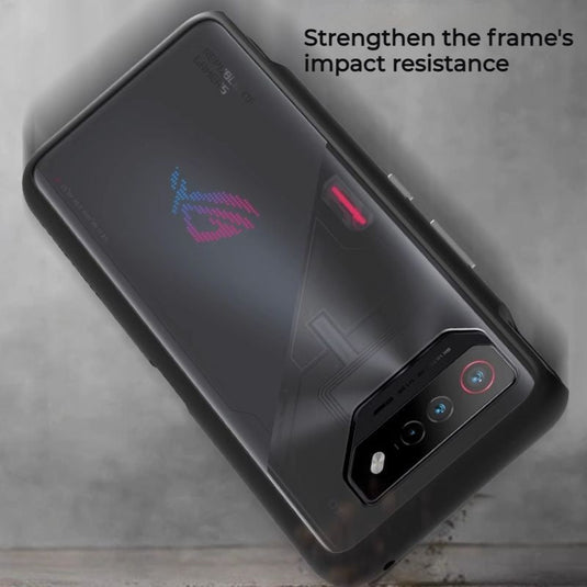 ASUS Rog Phone 7 & 7 Ultimate - Transparent & Matte Military-grade Shockproof Heavy Duty Series Case