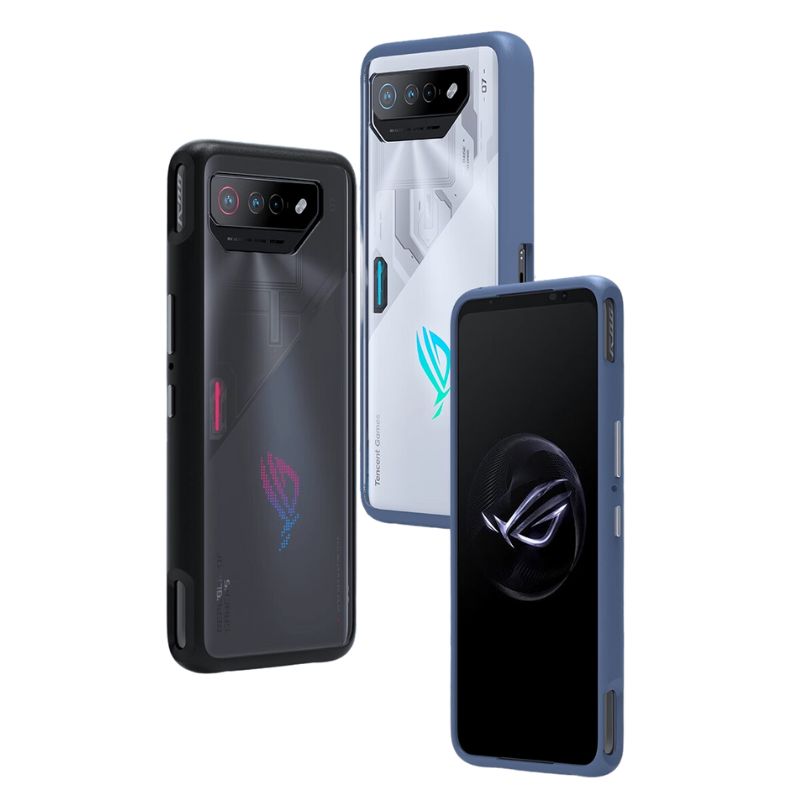 Chargez l&#39;image dans la visionneuse de la galerie, ASUS Rog Phone 7 &amp; 7 Ultimate - Transparent &amp; Matte Military-grade Shockproof Heavy Duty Series Case
