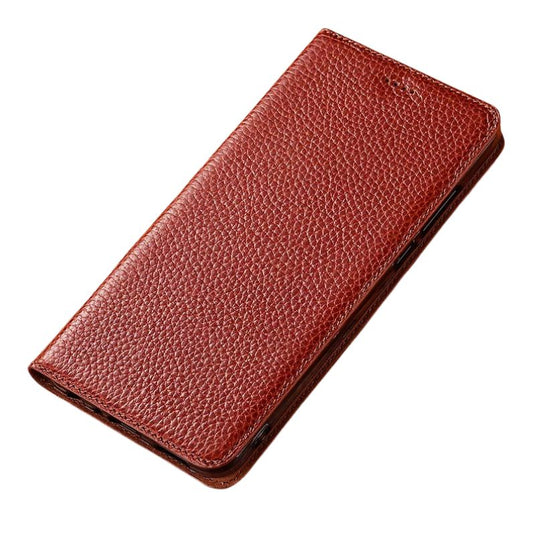 [With Card Slot] Asus Zenfone 8 Flip - Full Cover Shockproof Flip Genuine Leather Series Soft Case