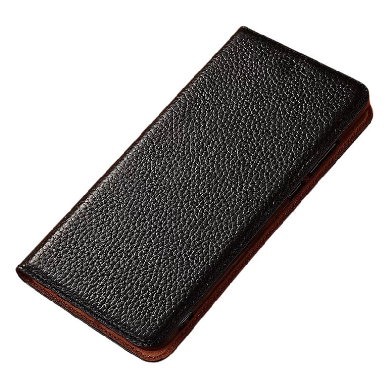 Chargez l&#39;image dans la visionneuse de la galerie, [With Card Slot] Asus Zenfone 9 - Full Cover Shockproof Flip Genuine Leather Series Soft Case
