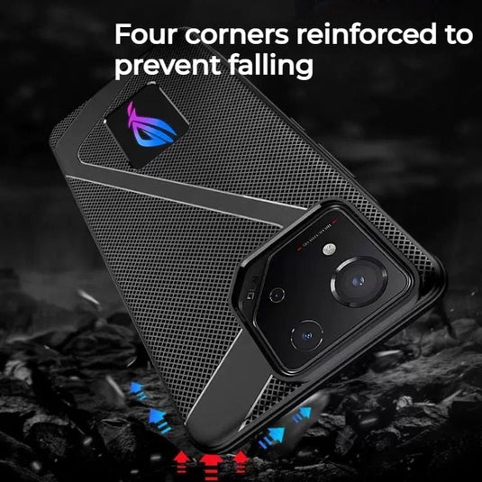 ASUS Rog Phone 8 & 8 Pro - Full Coverage Shockproof & Heat Dissipation Essentials Series Case