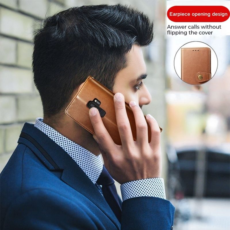 Load image into Gallery viewer, [With Card Slot] Asus Zenfone 8 &amp; 8 Flip - Business PU Leather Flip Case Essentials Series Case
