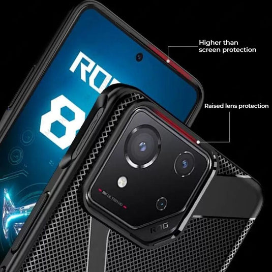 ASUS Rog Phone 9 & 9 Pro - Full Coverage Shockproof & Heat Dissipation Essentials Series Case