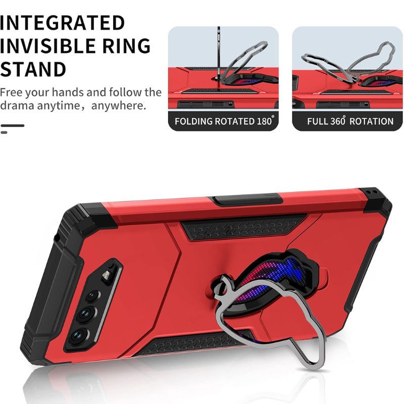 Load image into Gallery viewer, [Built-in Stand] ASUS Rog Phone 5 &amp; Pro &amp; 5s &amp; 5s Pro &amp; 5 Ultimate - 360° Rotating Kickstand Heavy Duty Series Military Grade Case
