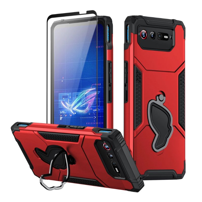 Cargue la imagen en el visor de la galería, [Built-in Stand] ASUS Rog Phone 5 &amp; Pro &amp; 5s &amp; 5s Pro &amp; 5 Ultimate - 360° Rotating Kickstand Heavy Duty Series Military Grade Case
