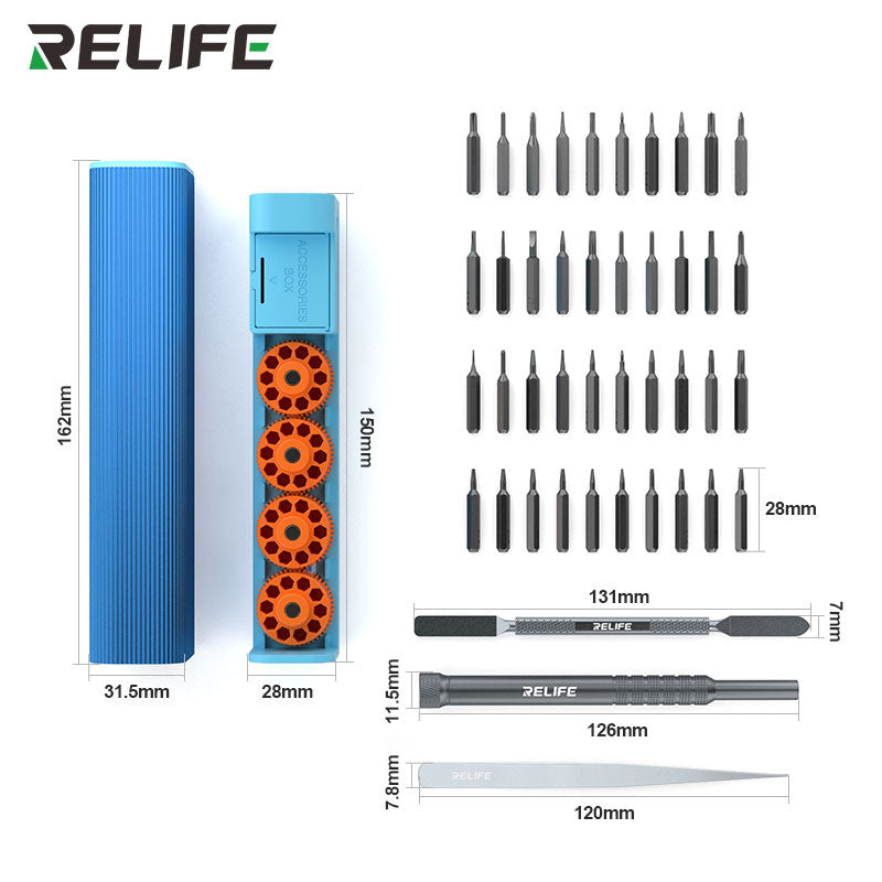 Load image into Gallery viewer, [RL-5122] RELIFE 43-in-1 Rotary Screwdriver Tool Set
