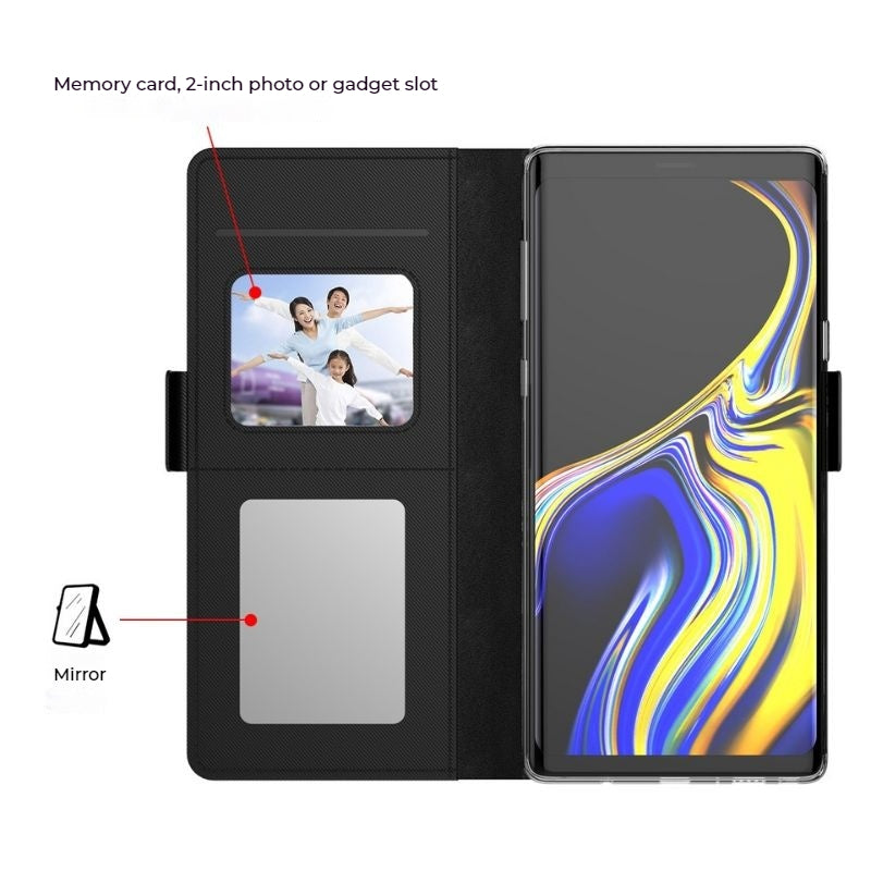 Cargue la imagen en el visor de la galería, [With Card Slot] ASUS Rog Phone 3 - Premium PU Leather Magnetic Flip Clasp Wallet Series Case
