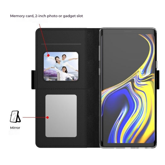 [With Card Slot] ASUS Rog Phone 3 - Premium PU Leather Magnetic Flip Clasp Wallet Series Case