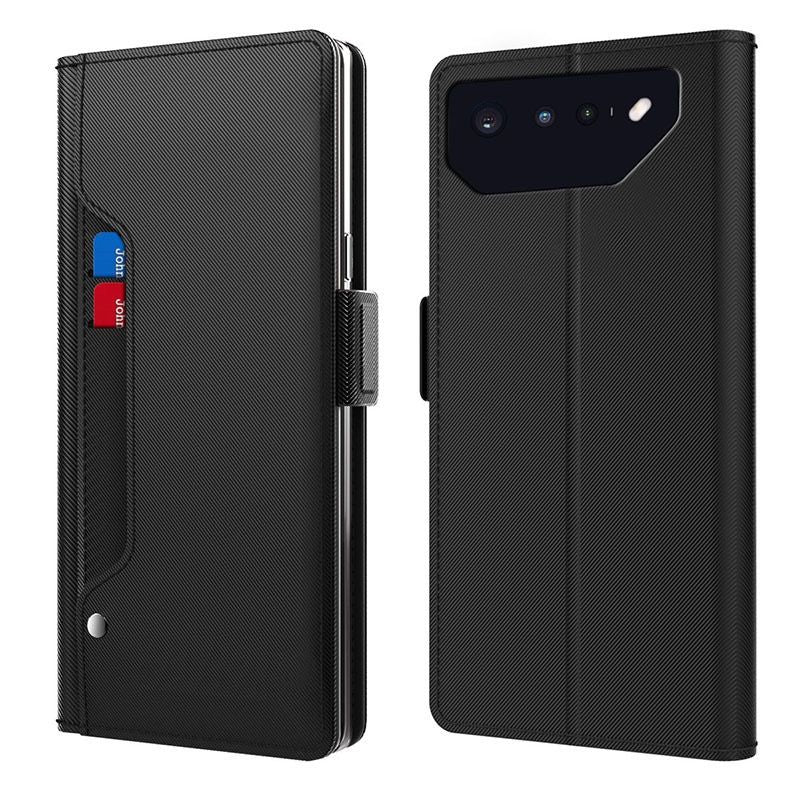 Load image into Gallery viewer, [With Card Slot] Asus Zenfone 8 Flip - Premium PU Leather Magnetic Flip Clasp Wallet Series Case
