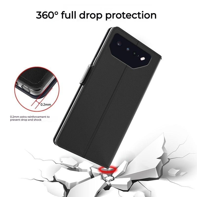 Load image into Gallery viewer, [With Card Slot] Asus Zenfone 8 - Premium PU Leather Magnetic Flip Clasp Wallet Series Case
