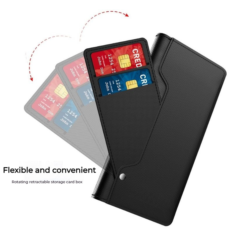 Load image into Gallery viewer, [With Card Slot] Asus Zenfone 8 - Premium PU Leather Magnetic Flip Clasp Wallet Series Case
