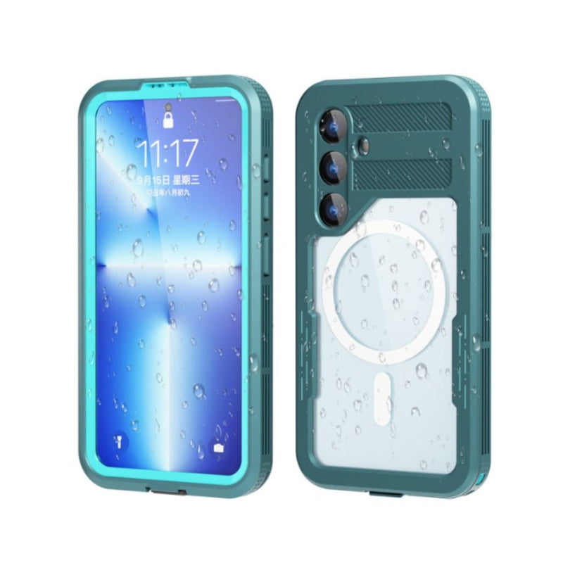 Chargez l&#39;image dans la visionneuse de la galerie, [Magsafe Compatible] [Mars Series] Samsung Galaxy S24 / Galaxy S24 Plus - Shellbox Full Covered Waterproof Heavy Duty Tough Armor Case
