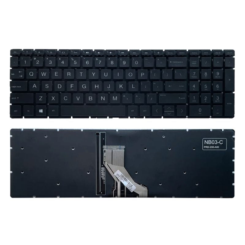 Load image into Gallery viewer, HP 15-DR 15-DK TPN-W142 TPN-Q229 TPN-C134 TPN-Q210 17-BY 15S-DY 15S-DU 15S-GR Series - Laptop Keyboard With Back Light US Layout
