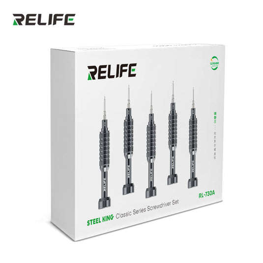 [RL-730A] RELIFE Steel Cannon King – Classic Series Screwdriver Set