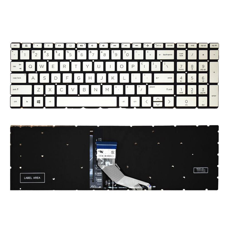 Load image into Gallery viewer, HP 15-DR 15-DK TPN-W142 TPN-Q229 TPN-C134 TPN-Q210 17-BY 15S-DY 15S-DU 15S-GR Series - Laptop Keyboard With Back Light US Layout
