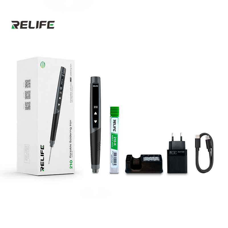 Load image into Gallery viewer, RELIFE 210 Portable Intelligent Soldering Iron
