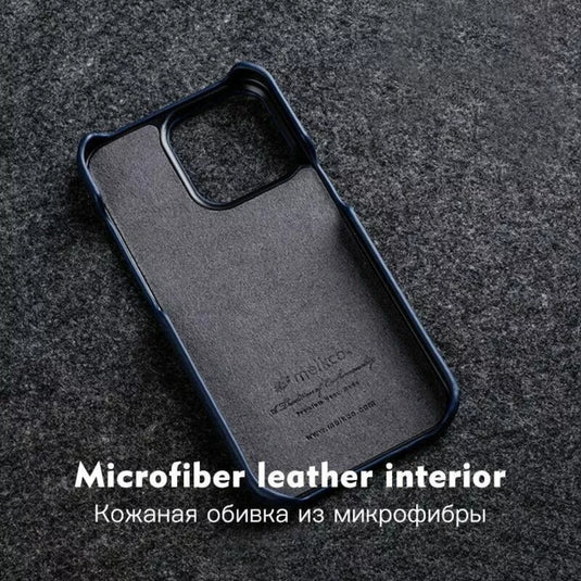 Apple iPhone 13/mini/Pro/Max - Melkco Business Drop Proof Cowhide + PC Genuine Leather Series Case