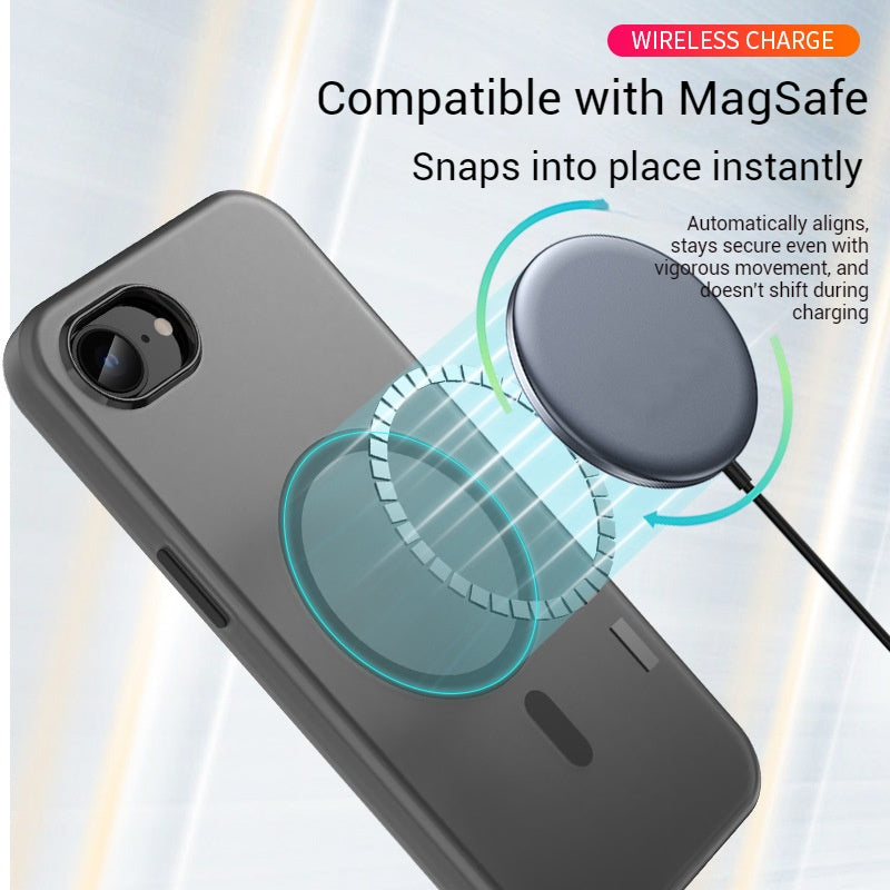 Cargue la imagen en el visor de la galería, [Magsafe Compatible] Apple iPhone 16e Semi-Transparent Full-Protection Matte Shockproof Essentials Series Case
