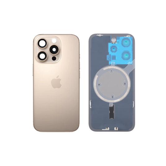 [Assembly] Apple iPhone 16 Pro Max - Glass Battery Back Cover with Camera Lens Cover + MagSafe Magnet