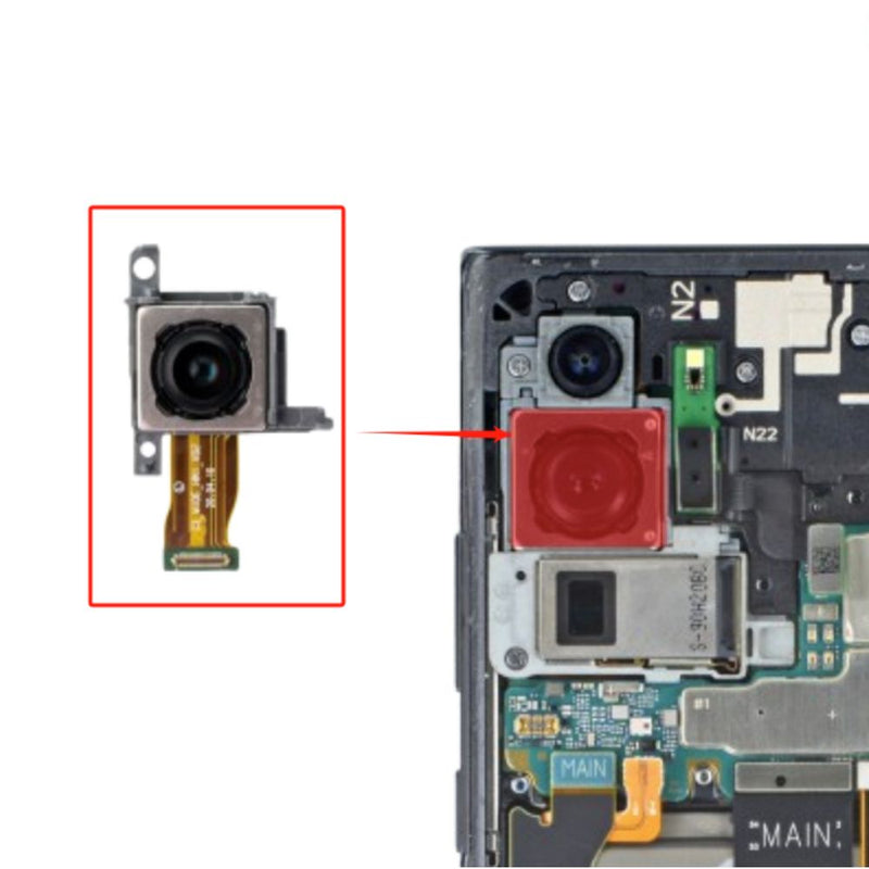 Chargez l&#39;image dans la visionneuse de la galerie, Samsung Galaxy Note 20 Ultra (N985 / N986) Back Rear Main Camera Flex - Polar Tech Australia
