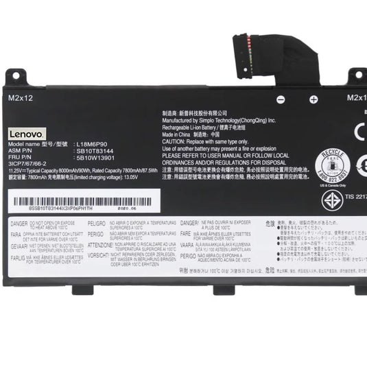 [L18M6P90] Lenovo ThinkPad P53 P53-20QN000BCX/20QN000DMD Replacement Battery - Polar Tech Australia