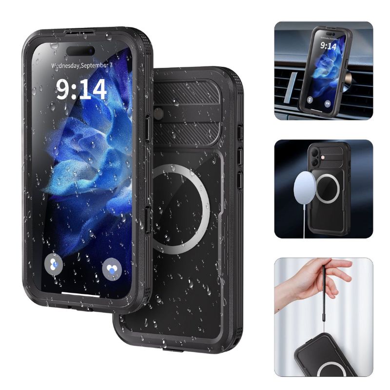 Cargue la imagen en el visor de la galería, [Magsafe Compatible] [Mars Series] Apple iPhone 16 / iPhone 16 Plus / 16 Pro / 16 Pro Max Shellbox Full Covered Waterproof Heavy Duty Tough Armor Case
