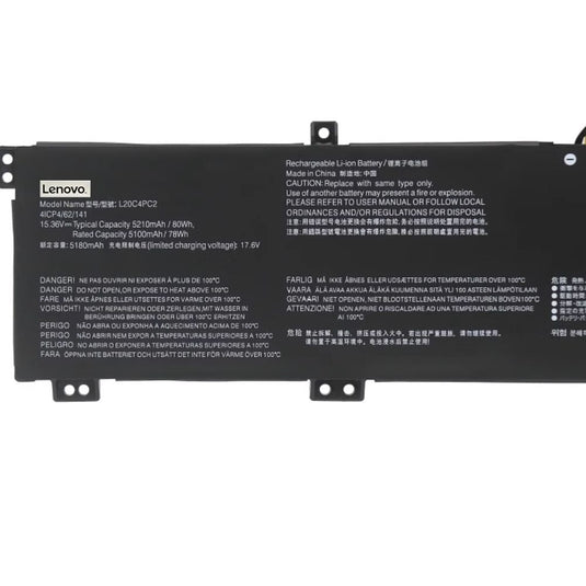 [L20C4PC2] Lenovo  Legion 5 17ACH6-82K00007FR/82K00024SC Replacement Battery - Polar Tech Australia