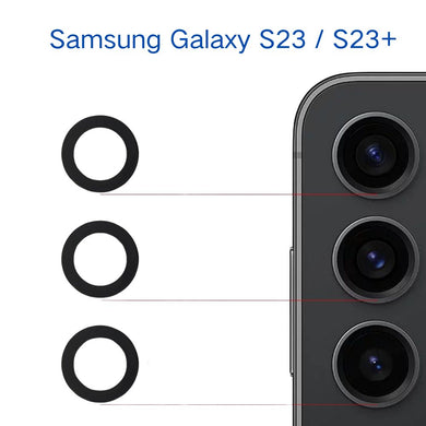 [3 PCS] Samsung Galaxy S23 (S911) / S23 Plus (S916) Back Rear Camera Glass Lens Only - Polar Tech Australia