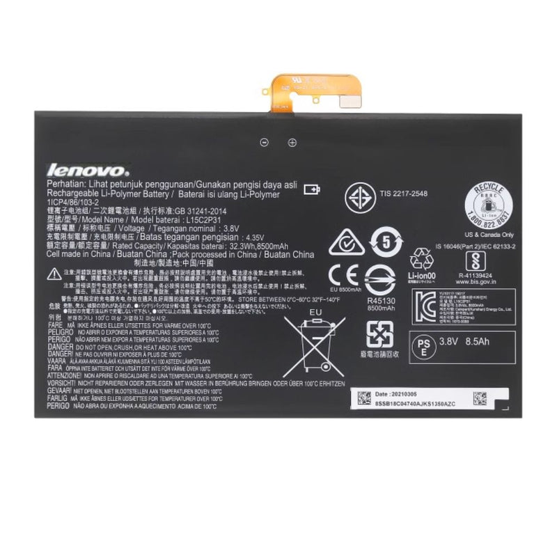 Cargue la imagen en el visor de la galería, [L15C2P31] Lenovo Yoga Book YB1-X91X/YB1-X91F Replacement Battery - Polar Tech Australia
