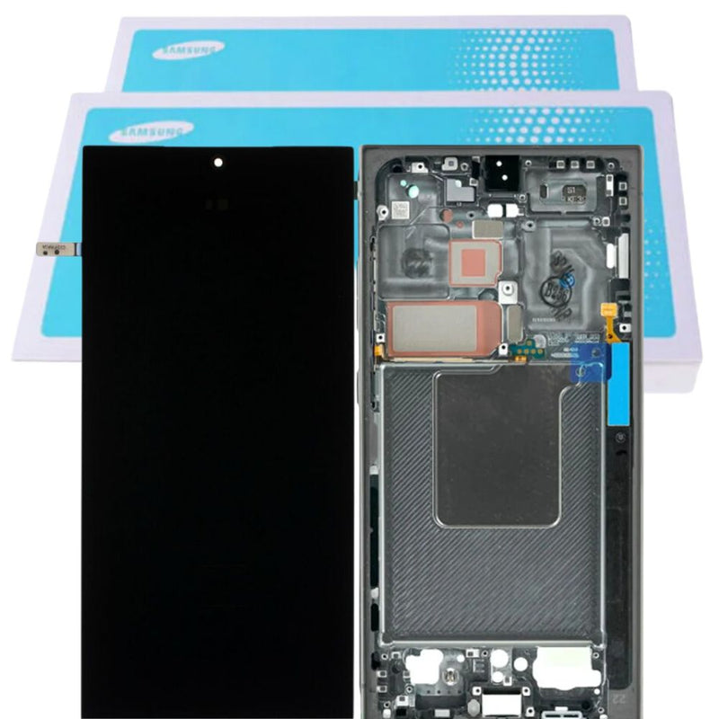 Chargez l&#39;image dans la visionneuse de la galerie, [Samsung Service Pack] Samsung Galaxy S24 Ultra 5G (SM-S928B) OLED LCD Touch Digitizer Screen Assembly With Frame - Polar Tech Australia
