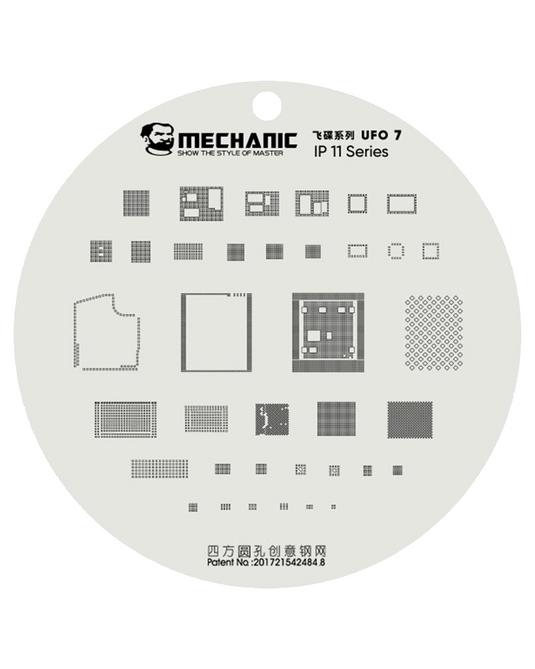 [Mechanic] [Stencil] iPhone 6 To 13 Series UFO Series BGA Reballing Stencil Full Set