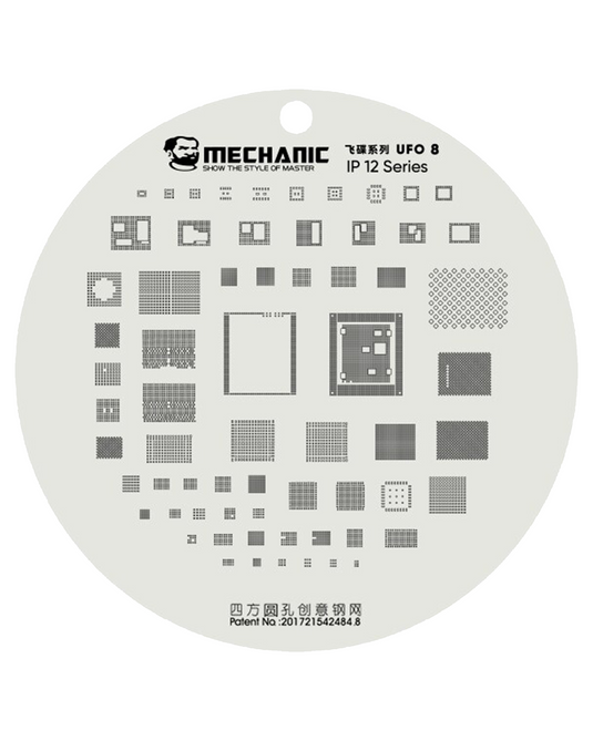 [Mechanic] [Stencil] iPhone 6 To 13 Series UFO Series BGA Reballing Stencil Full Set