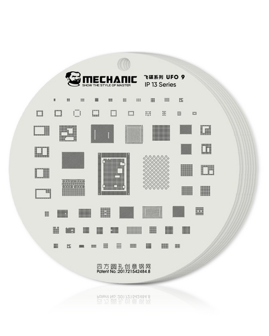 [Mechanic] [Stencil] iPhone 6 To 13 Series UFO Series BGA Reballing Stencil Full Set