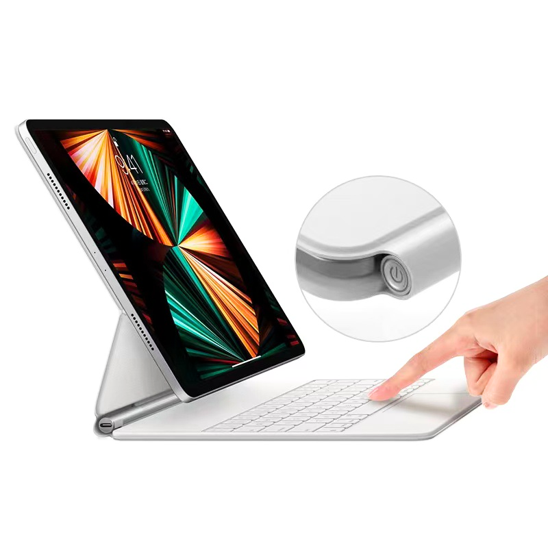 Cargue la imagen en el visor de la galería, Apple iPad Air 4/5 10.9&#39;&#39; 4/5th Gen (2020/2022) Smart Wireless Trackpad Keyboard Flip Case With Backlit
