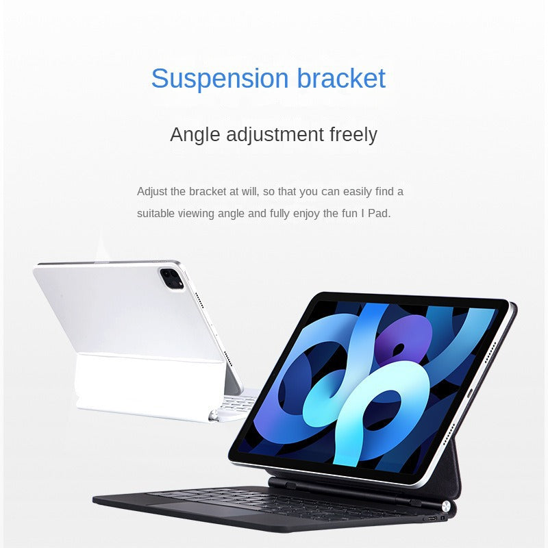 Chargez l&#39;image dans la visionneuse de la galerie, [Magic Keybord] Apple iPad Pro 12.9&quot; 3rd/4/5/6th Gen (2018/2020/2021/2022) iPad Air 13&#39;&#39; 6th Gen (2024) - Precision Multi-Touch Trackpad Magnetic Smart Wireless Keyboard Case With Backlit Keys
