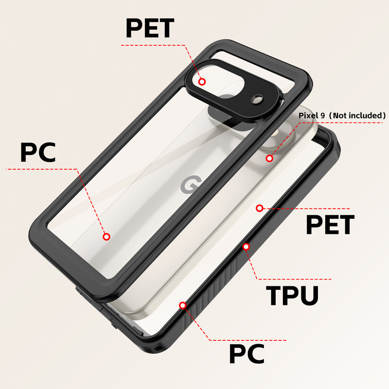 Cargue la imagen en el visor de la galería, Google Pixel 9 - Redpepper Full Covered Waterproof Heavy Duty Tough Armor Case
