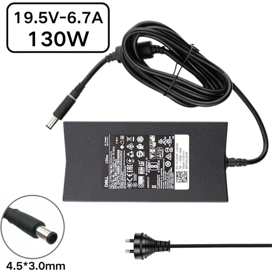 [130W/19.5V-6.67A][4.5*3.0] Dell XPS Precision Laptop AC Power Adapter Laptop Charger (AU Plug)