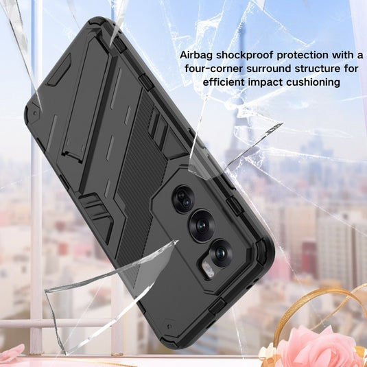 OPPO Reno12/Pro - Armored Style Shockproof Stand Phone Case