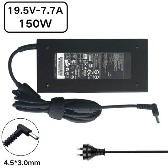 [19.5V-7.7A/150W][4.5x3.0] HP ZBook Studio G3, HP ZBook 15 G3 and HP ZBook 15u G3 mobile workstations AC power Supply Adapter Charger