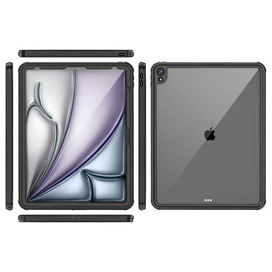 Apple iPad Air 13-inch M2 (2024) & M3 (2025) - Shellbox Waterproof Heavy Duty Lifeproof Style Case