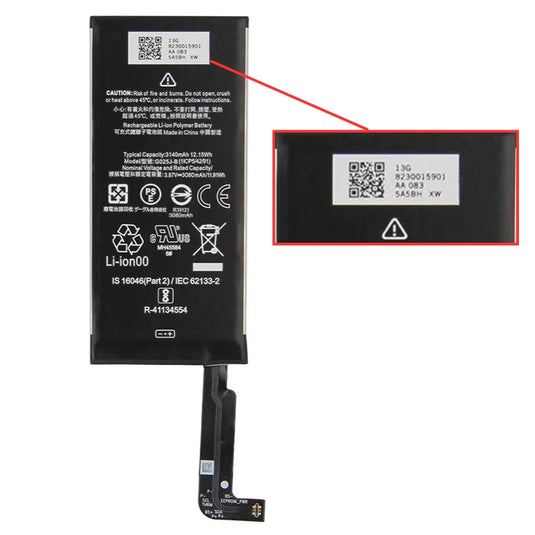 [G025J-B] Batterie de remplacement Google Pixel 4A (G025J)