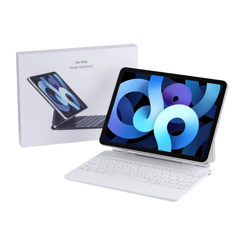 Chargez l&#39;image dans la visionneuse de la galerie, [Magic Keybord] Apple iPad Pro 12.9&quot; 3rd/4/5/6th Gen (2018/2020/2021/2022) iPad Air 13&#39;&#39; 6th Gen (2024) - Precision Multi-Touch Trackpad Magnetic Smart Wireless Keyboard Case With Backlit Keys
