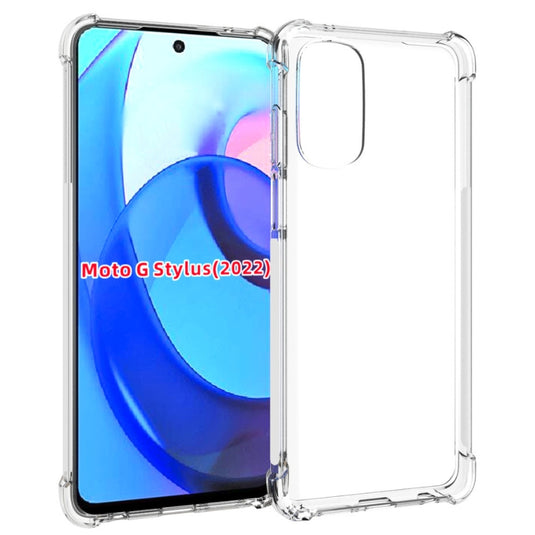 Motorola Moto Edge X30 - AirPillow Cushion Transparent Soft Clear TPU Four Corners Protective Case