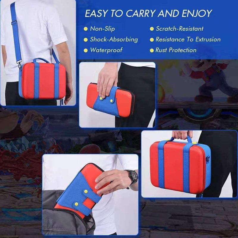 Cargue la imagen en el visor de la galería, Nintendo Switch Storage Large Bag Mario Crossbody/Handbag
